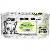 Absorb Plus Antibacterial Pet Wipes - Aloe Vera